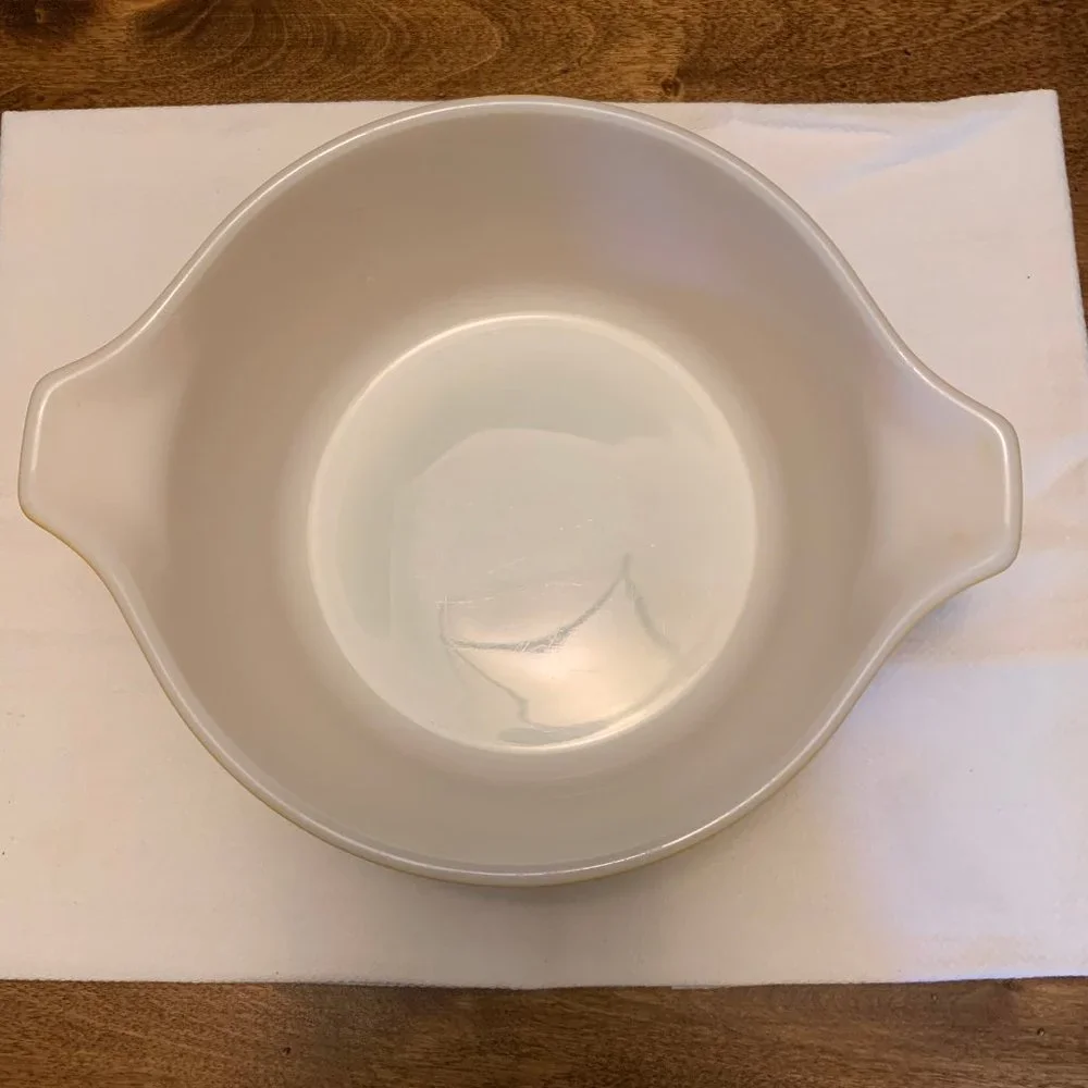 Vintage Pyrex Daisy Orange Casserole Bowl - 474-B - 1 1/2 Qt. - Picture 5 of 12